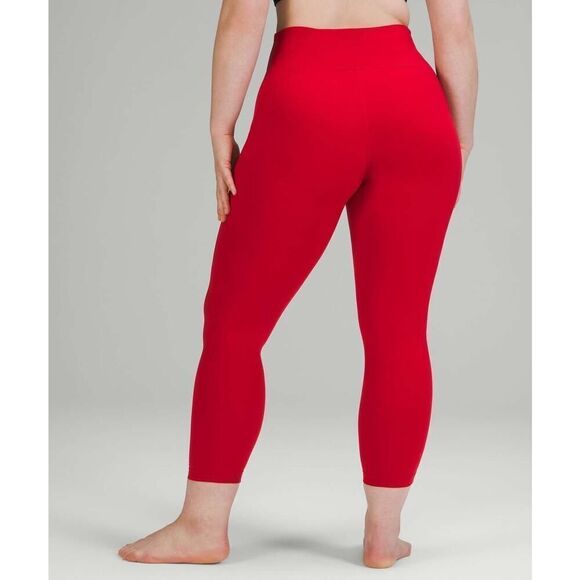 Lululemon Instill High-Rise Tight 25" Dark Red Size: 4 - Picture 3 of 8